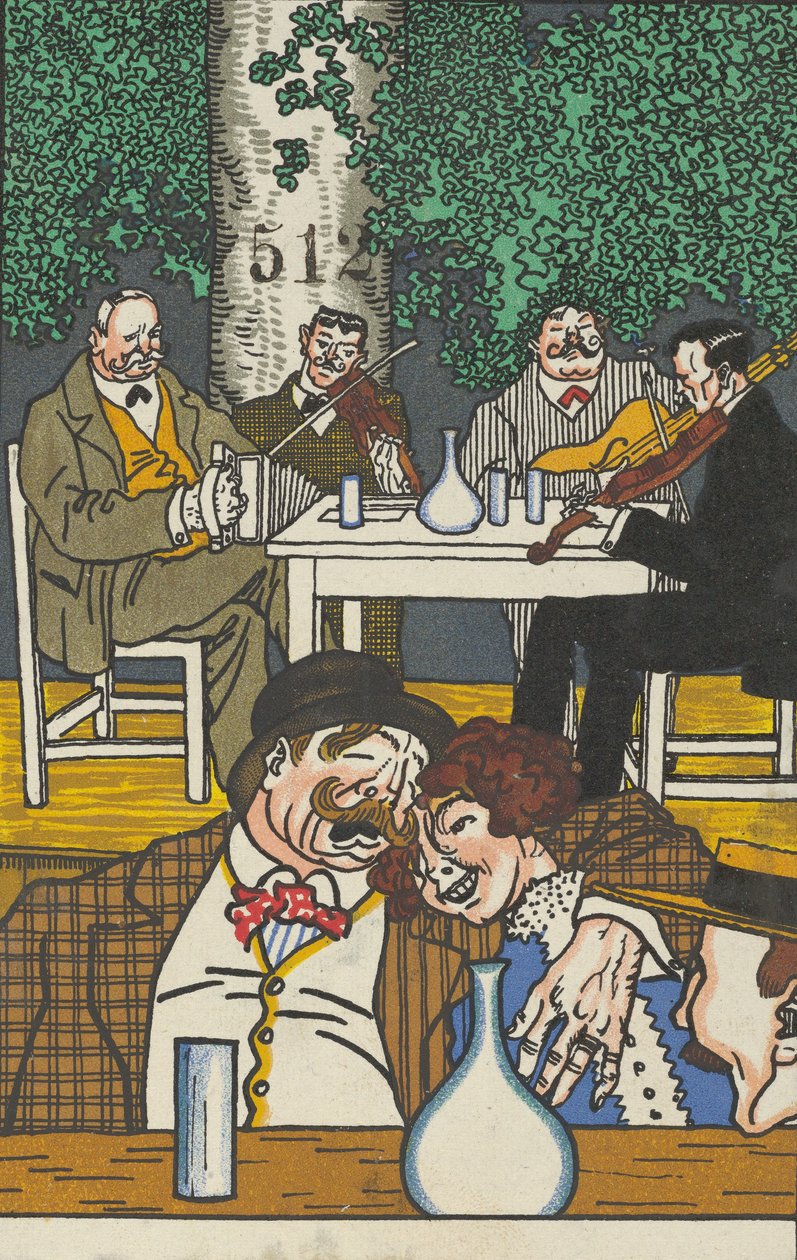 På Heuriger, 1911. av Moritz Jung