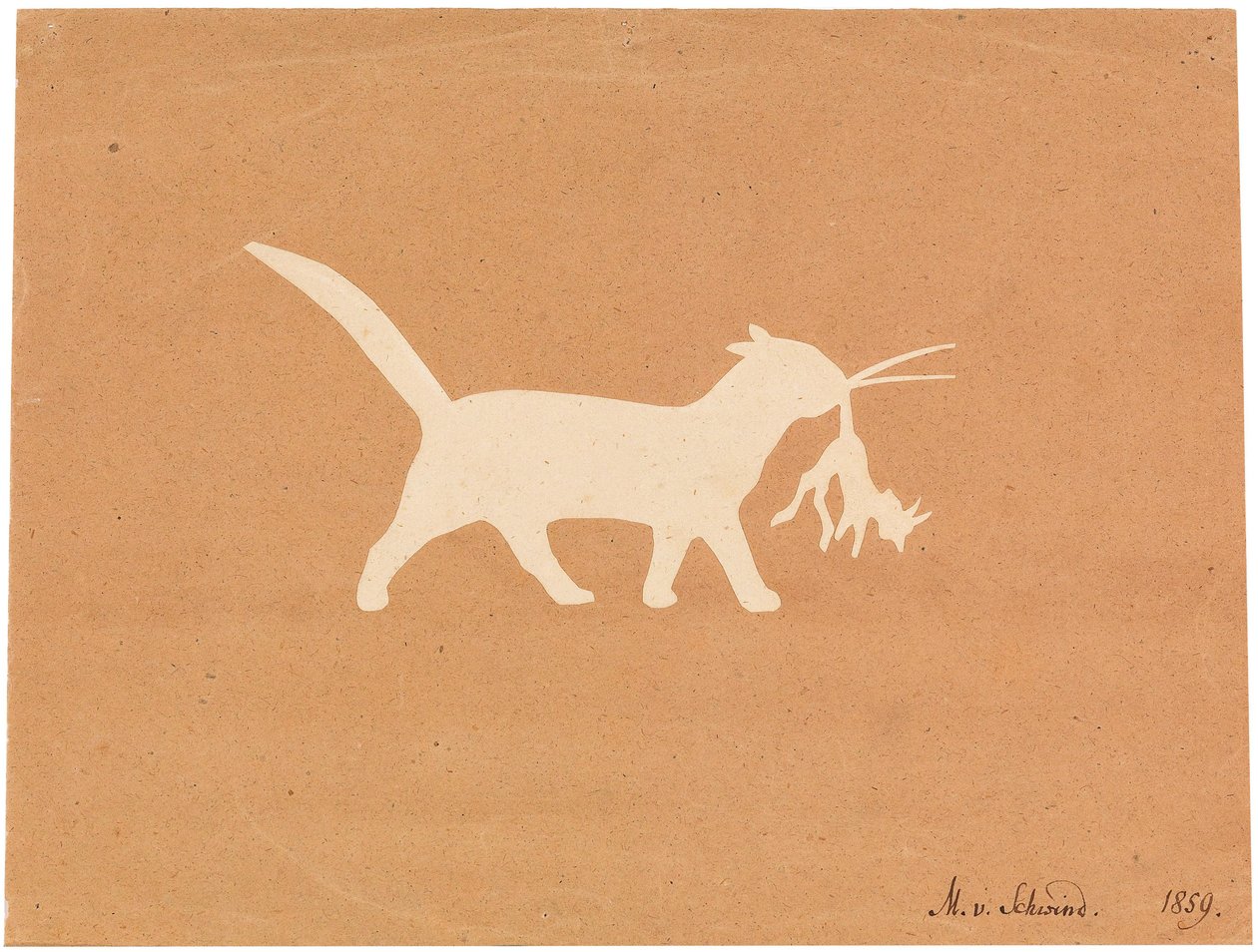 Katt liten djevel, 1859. av Moritz Ludwig von Schwind