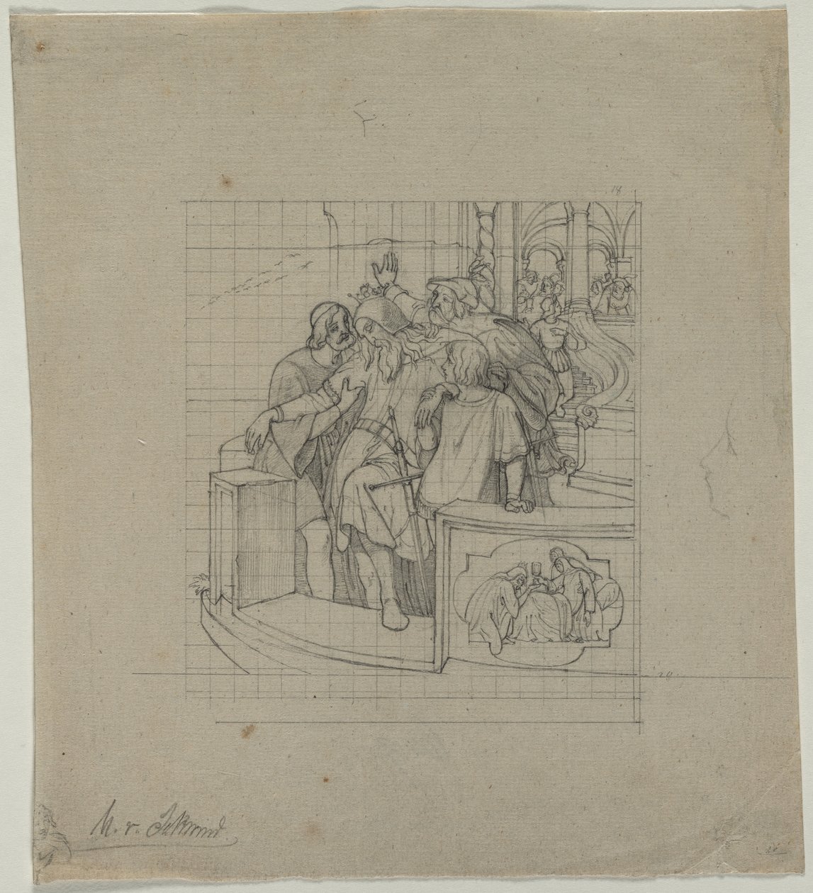 Kongen av Thule av Moritz Ludwig von Schwind