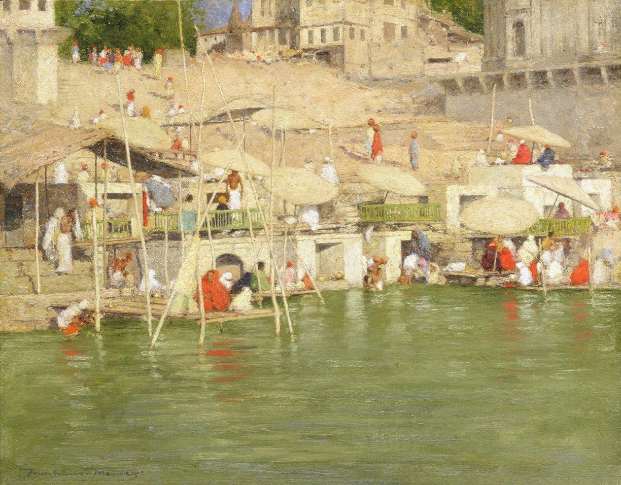 Benares, ca. 1901 av Mortimer Ludington Menpes