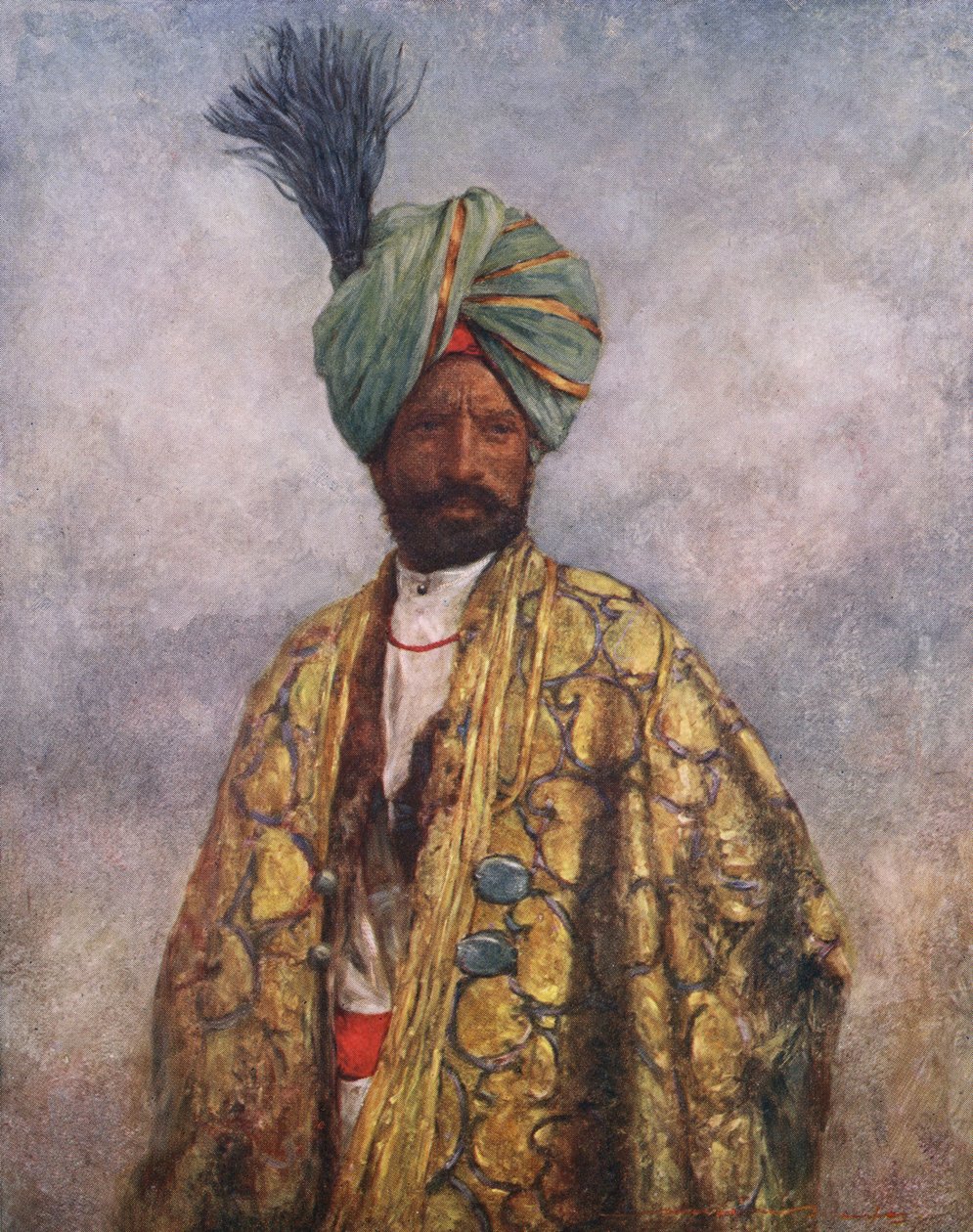 Kashmiri-soldat - tidlig på 1900-tallet av Mortimer Ludington Menpes