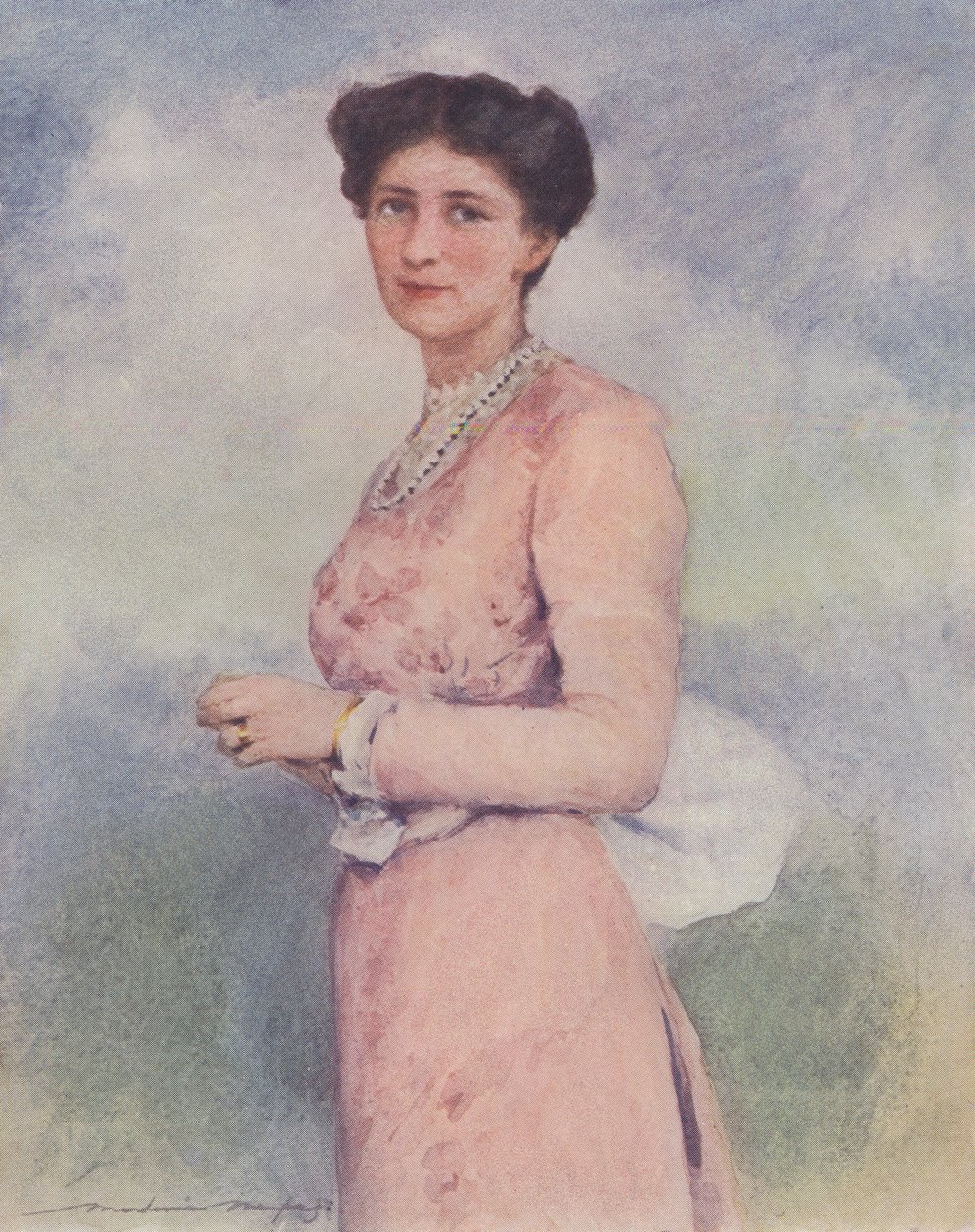 Mary Curzon baronesse av Kedleston av Mortimer Ludington Menpes