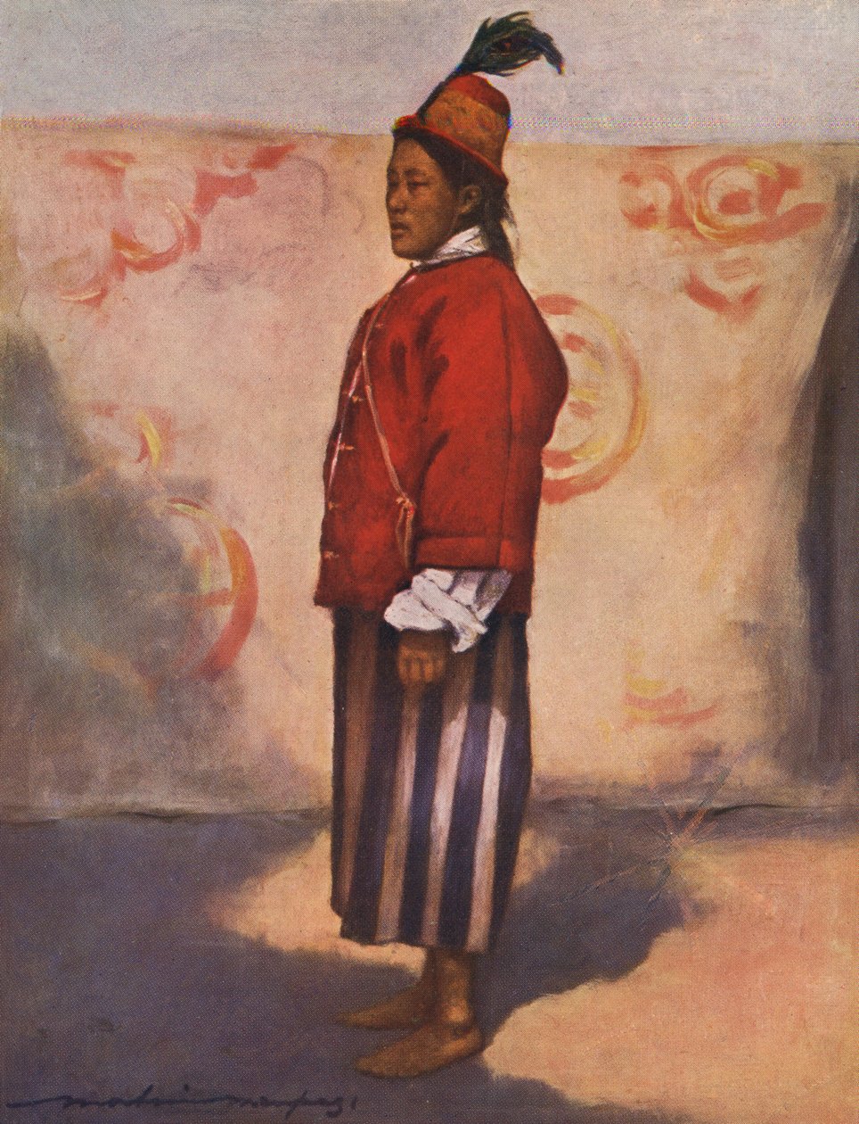 Soldat fra Maharaja av Sikkim - 1800-tallet av Mortimer Ludington Menpes