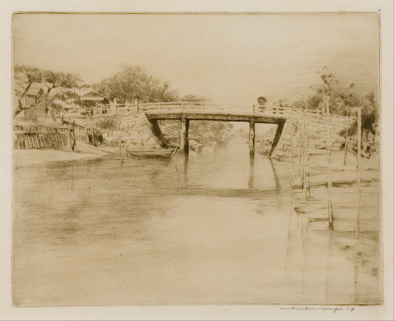 En rolig vannvei, Japan av Mortimer Ludington Menpes