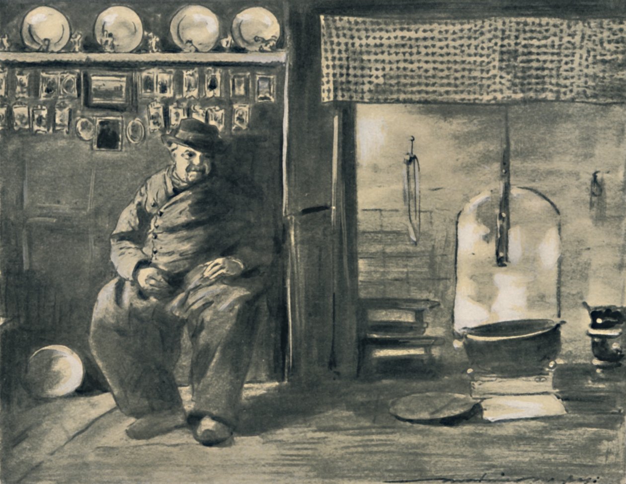 Et provinsielt interiør, 1903 av Mortimer L Menpes