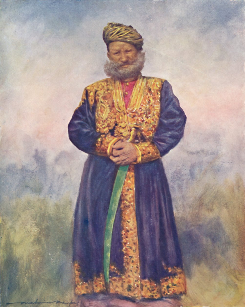 Rajput av Rajgarh, 1903 av Mortimer L Menpes