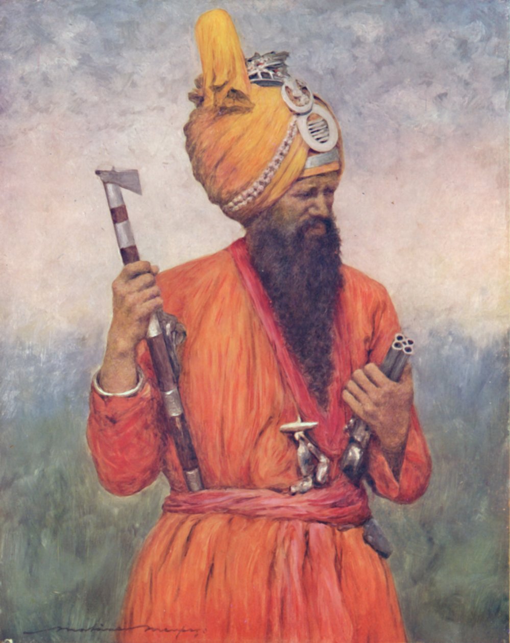 En holder fra Jind, 1903 av Mortimer L Menpes