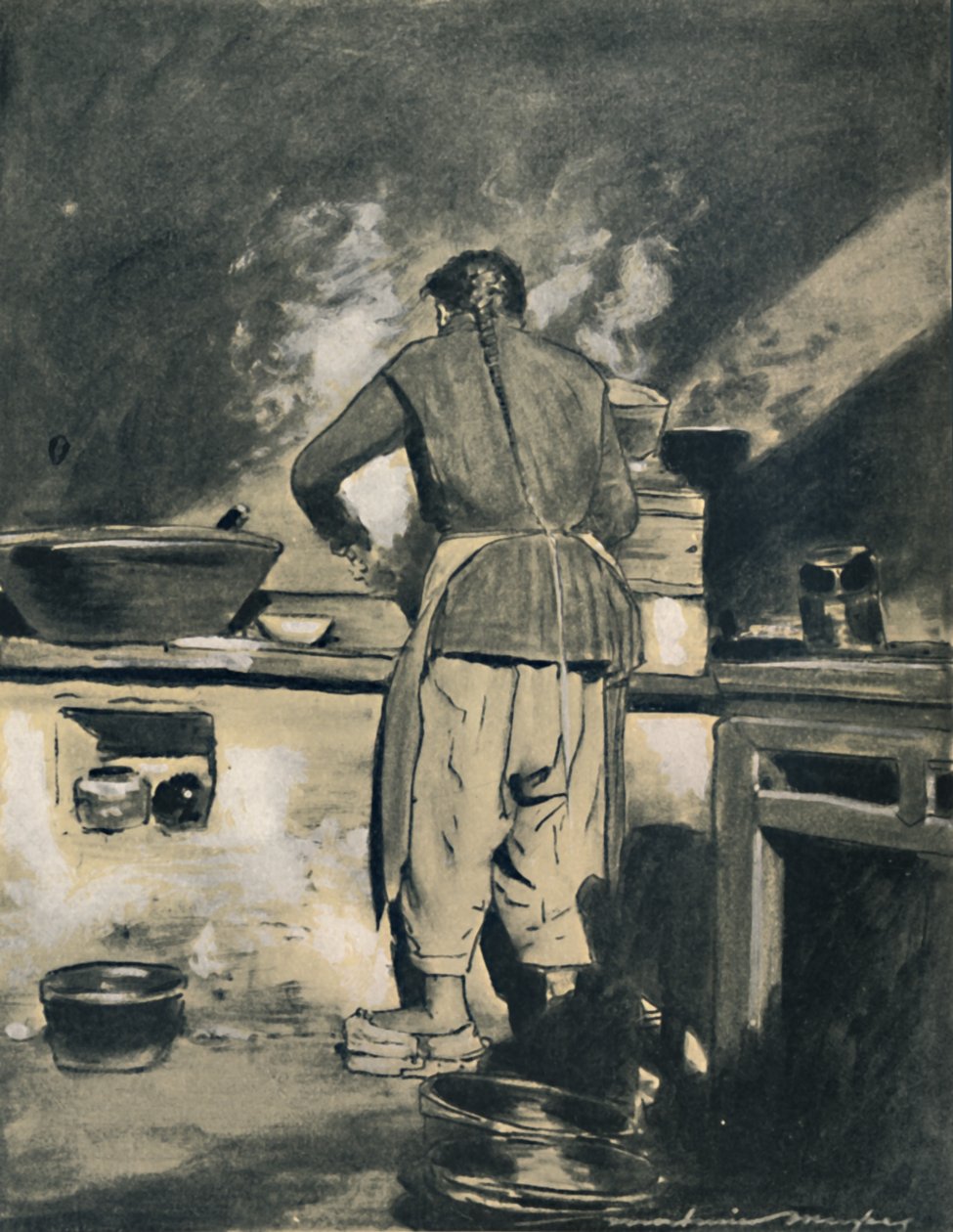 Kinesisk kokk, 1903 av Mortimer L Menpes