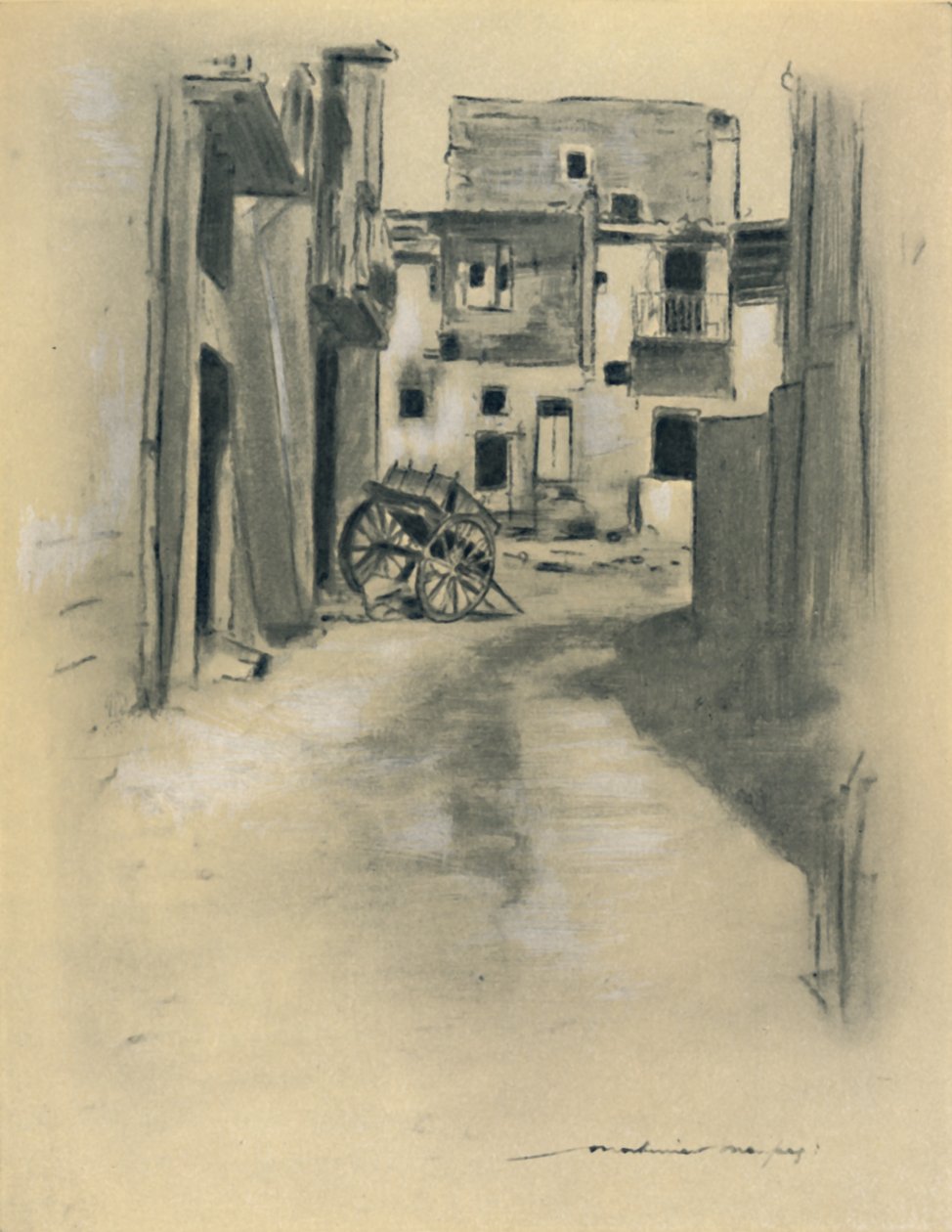 Øde hus, 1903 av Mortimer L Menpes