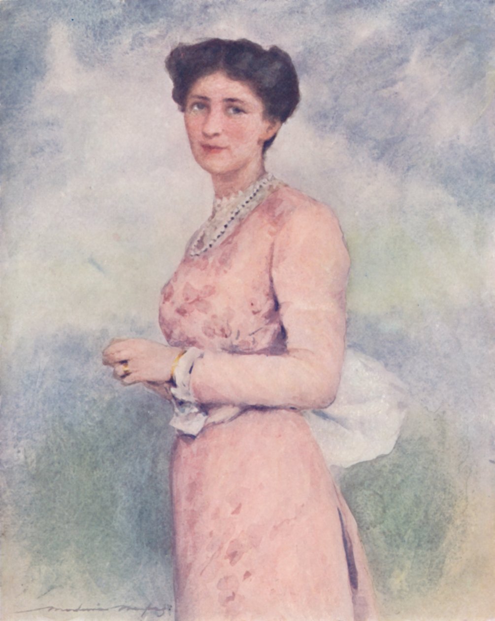 Lady Curzon, 1903 av Mortimer L Menpes