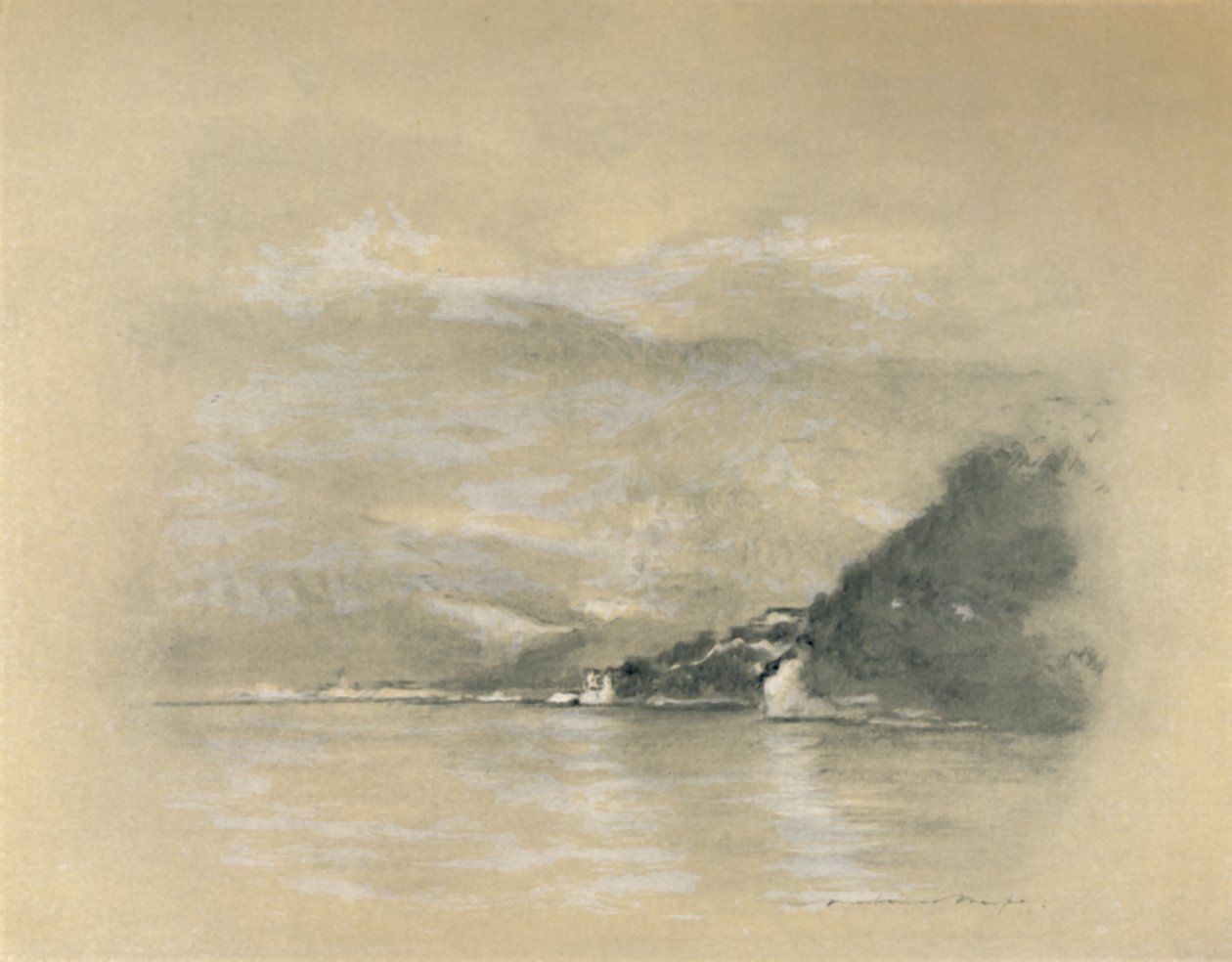 Luzernsjøen, 1903 av Mortimer L Menpes