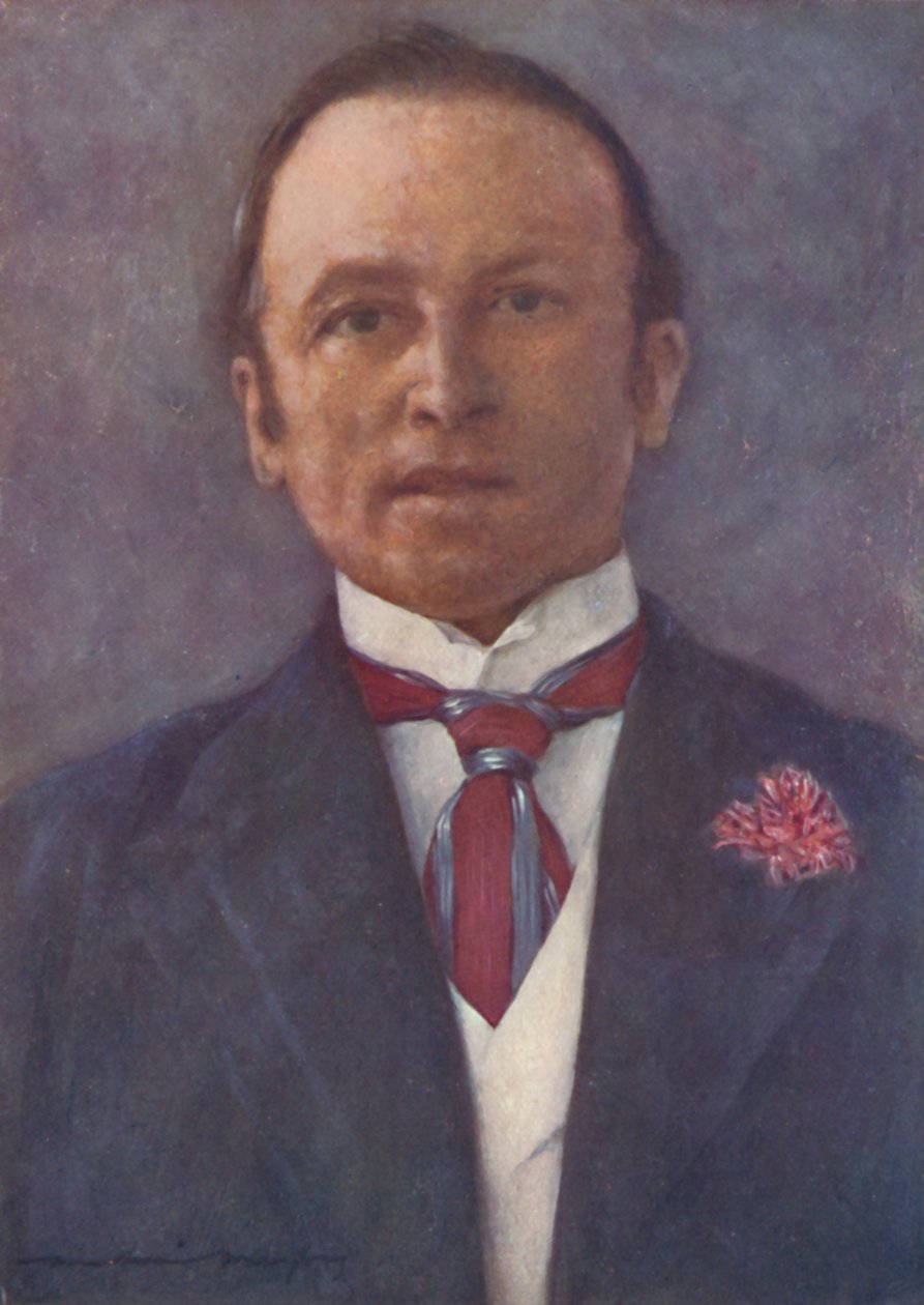 Lord Curzon i sin studie i Delhi, 1903 av Mortimer L Menpes