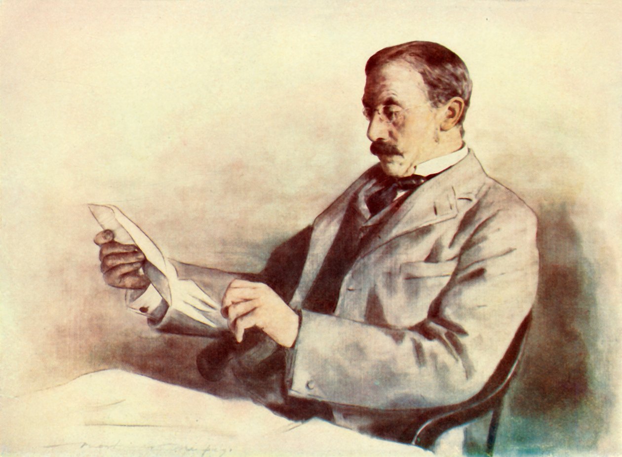 'Lord Milner', 1901. av Mortimer L Menpes