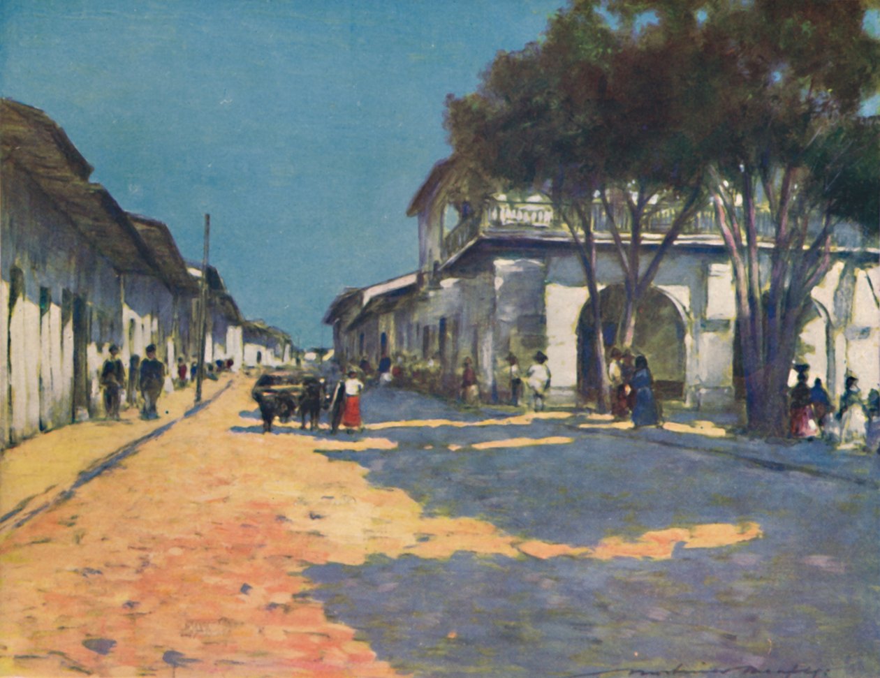 'Mexico City', 1903 av Mortimer L Menpes