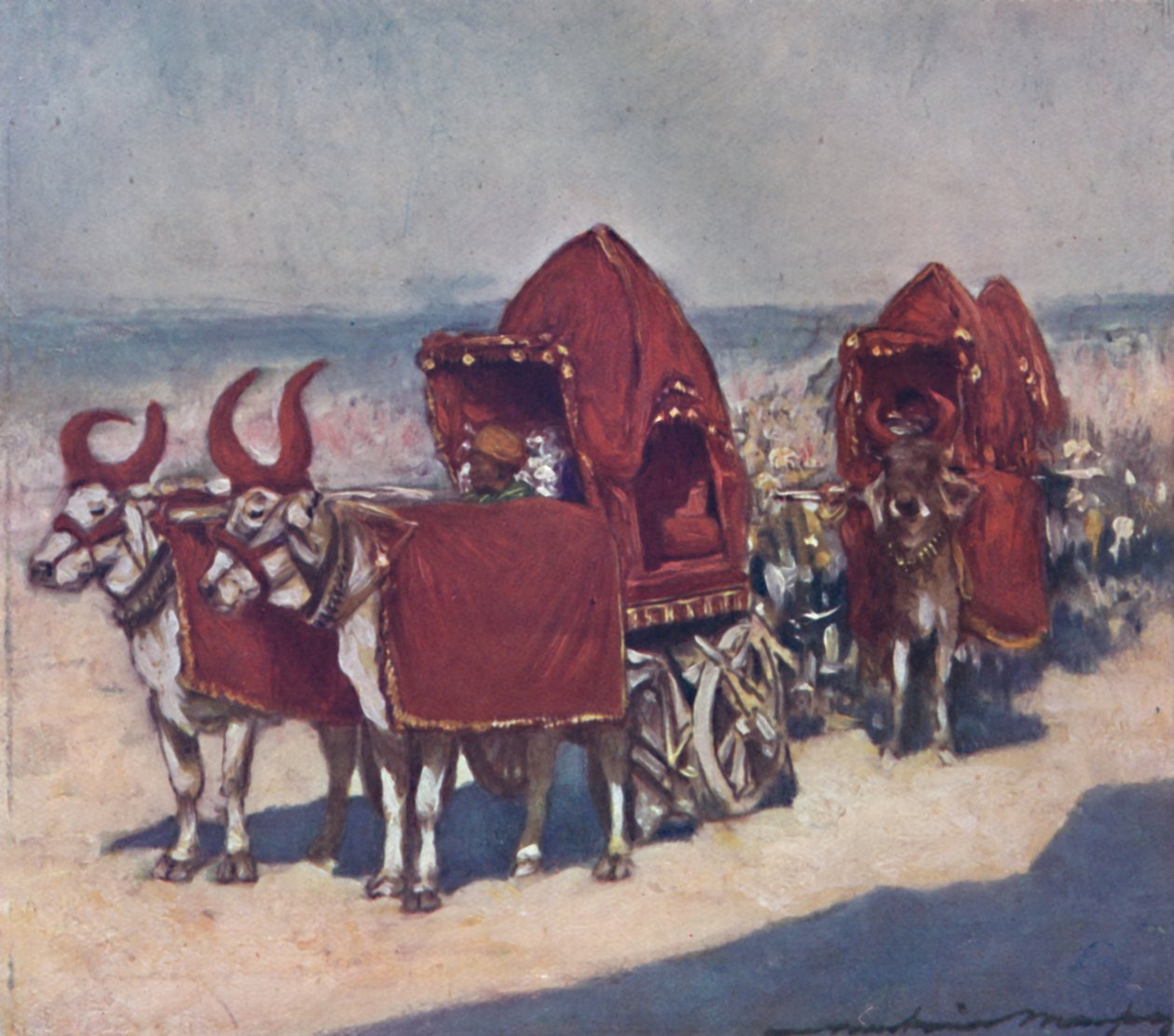 Noen innfødte kjøretøyer, 1903 av Mortimer L Menpes