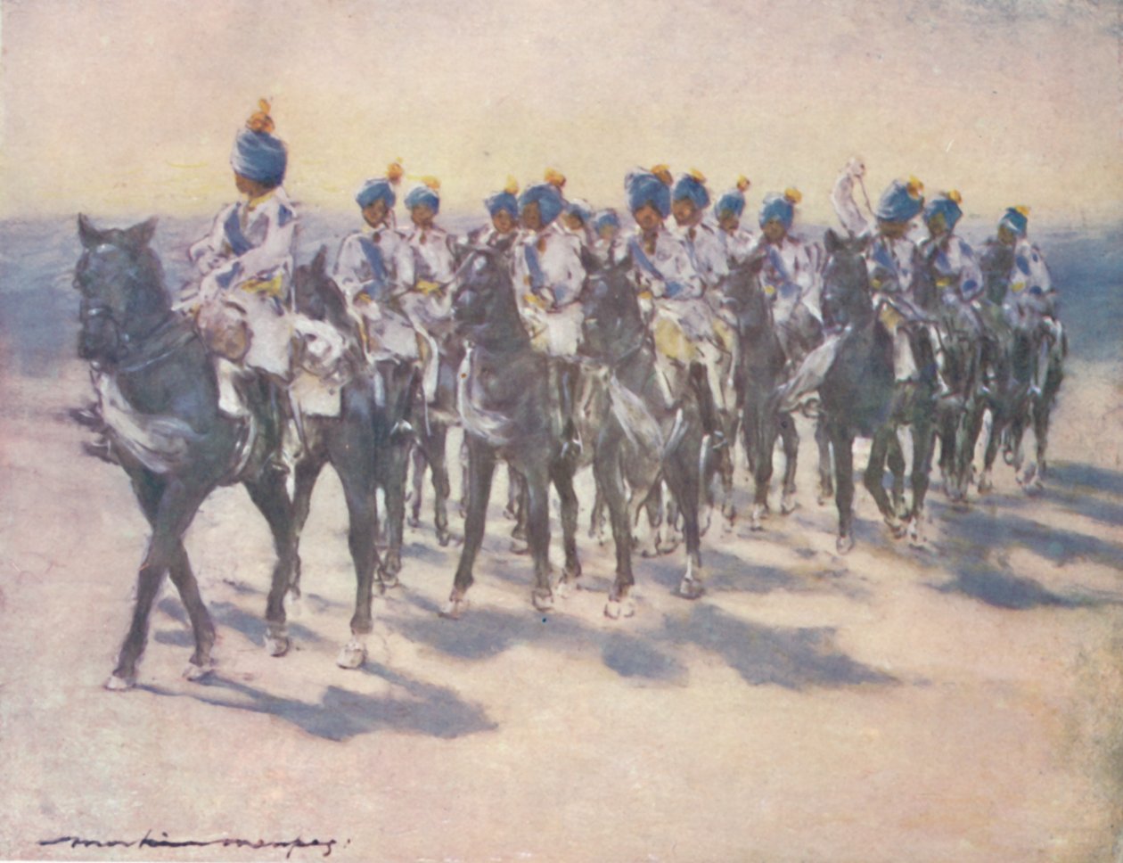 The Imperial Cadet Corps i Durbar, 1903 av Mortimer L Menpes