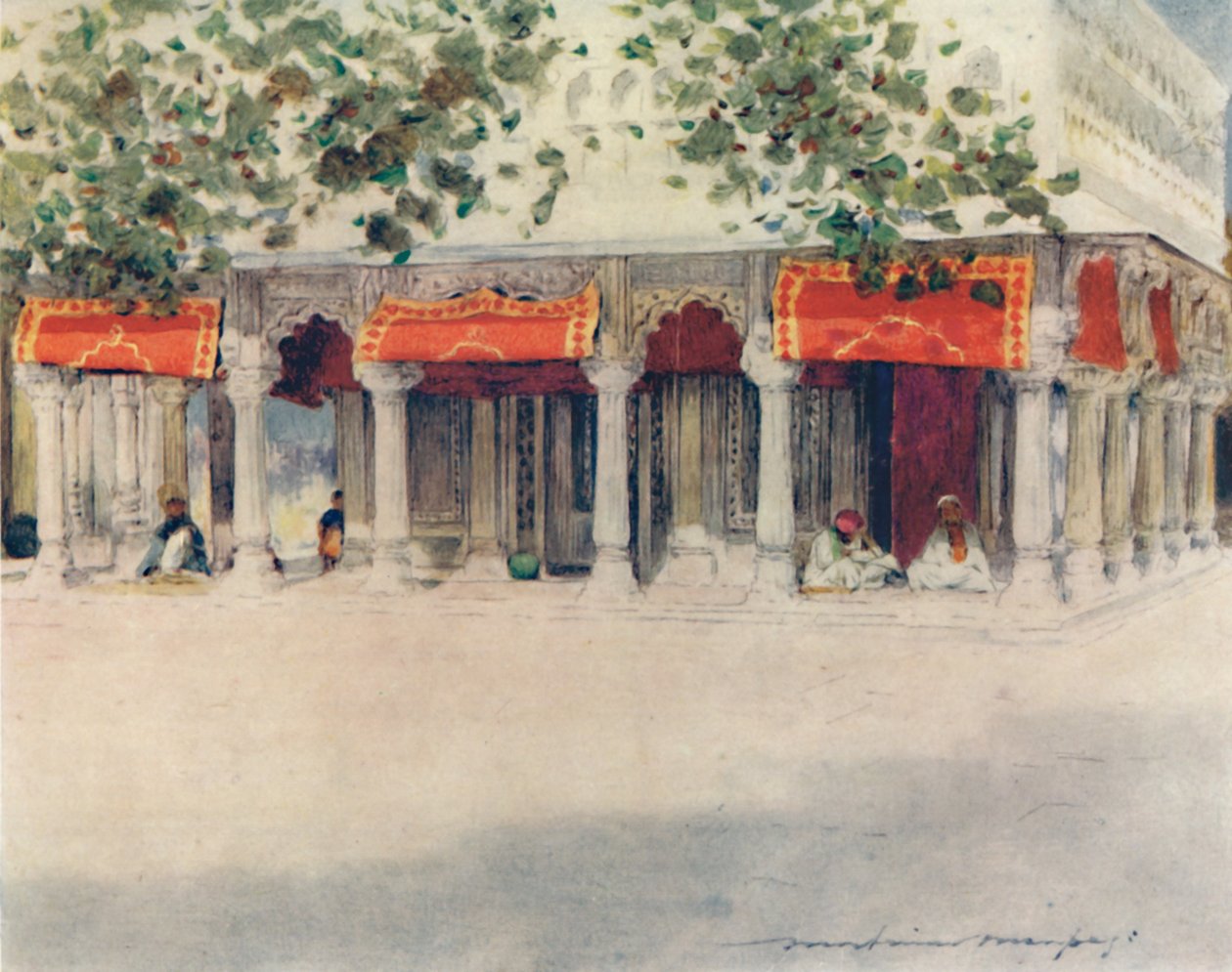 En Bara Durri i Delhi, 1905 av Mortimer Ludington Menpes