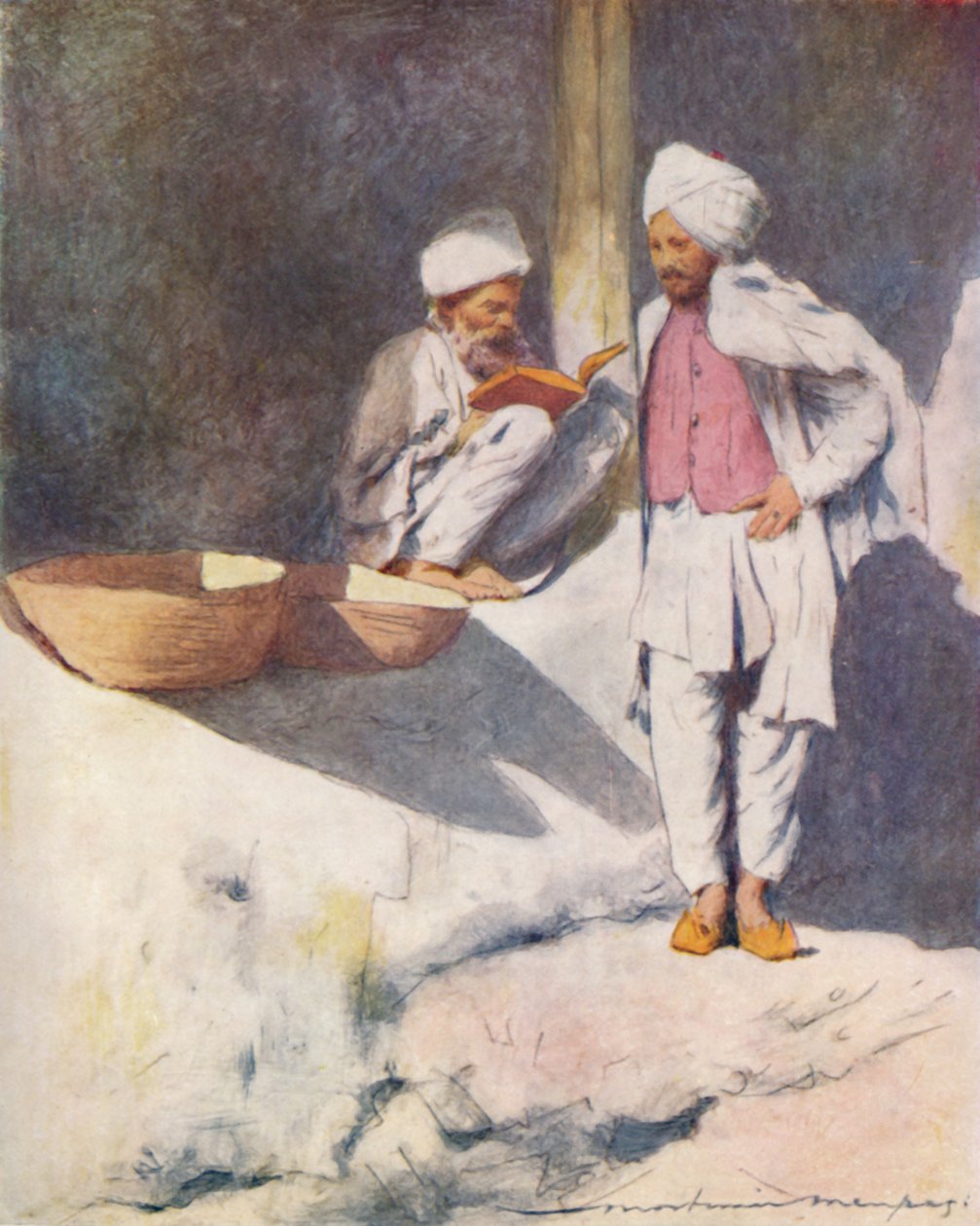 A Learned Man of Peshawur, 1905 av Mortimer Ludington Menpes