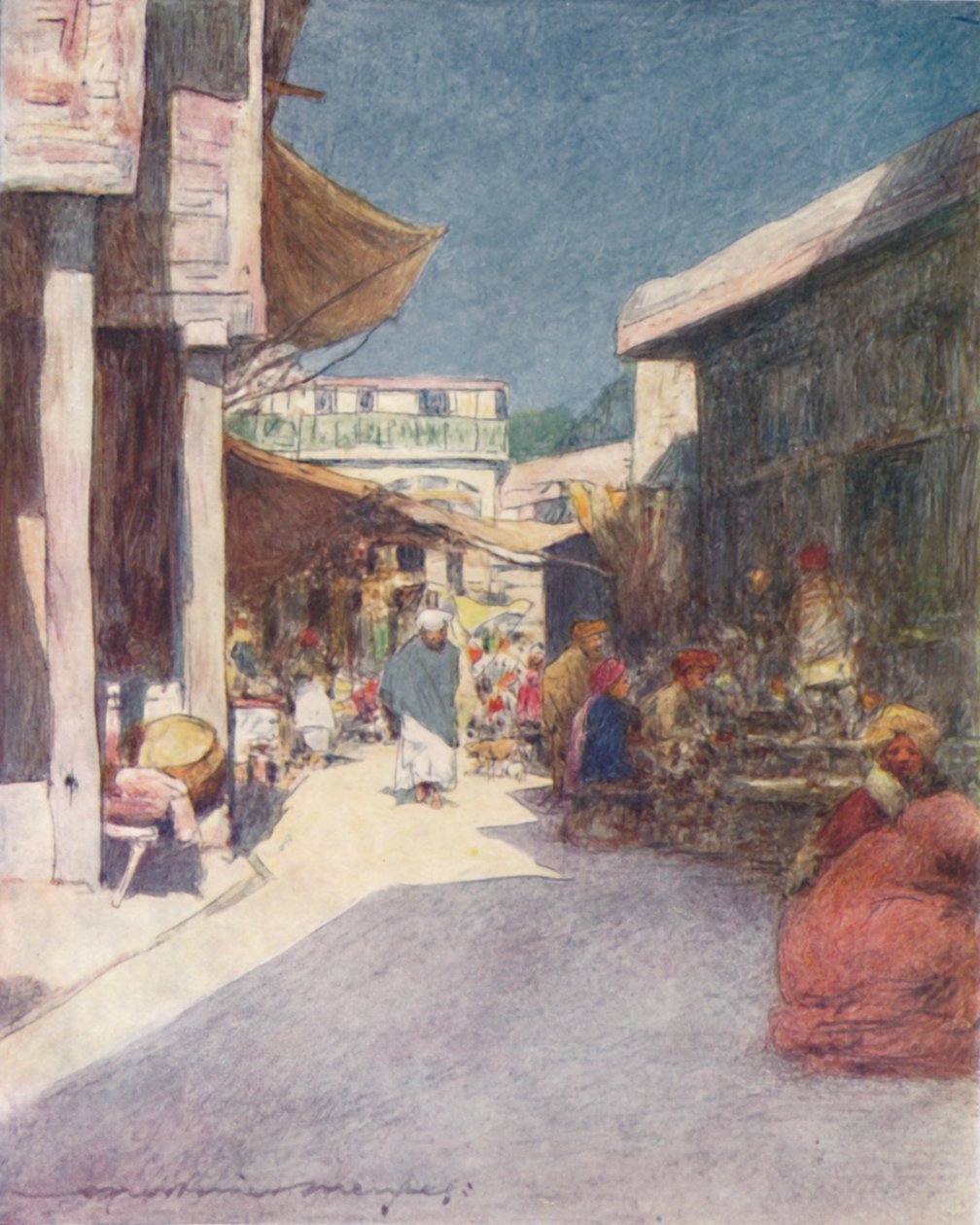 A Narrow Street, 1905 av Mortimer Ludington Menpes