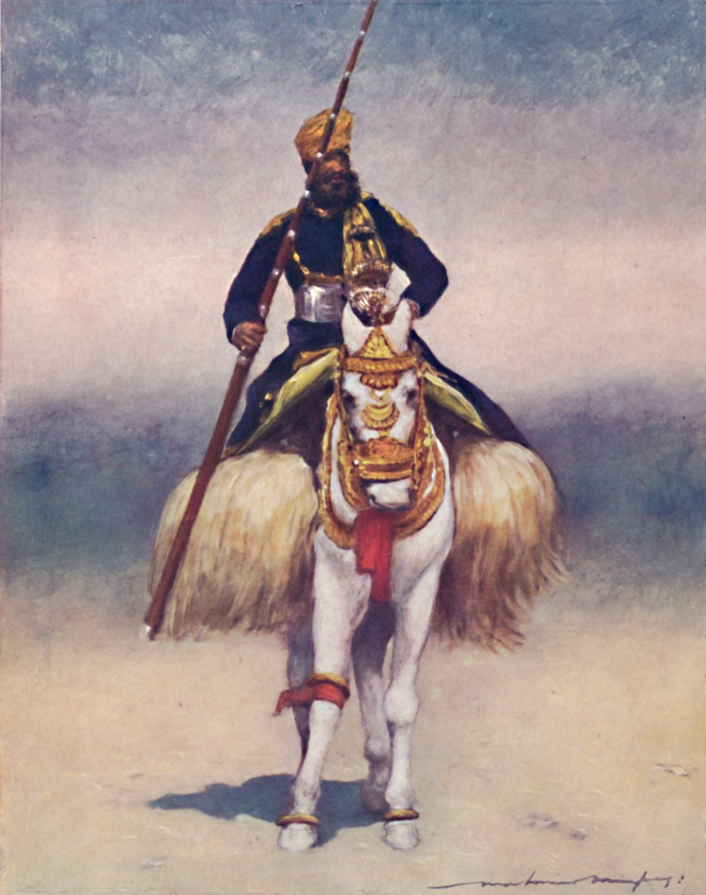 En holder fra Alwar, 1903 av Mortimer Ludington Menpes