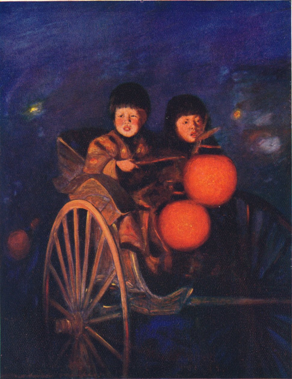 By the Light of the Lanterns, c1887, 1901 av Mortimer Ludington Menpes