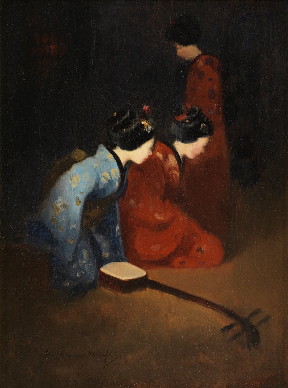 Geisha musikere av Mortimer Ludington Menpes