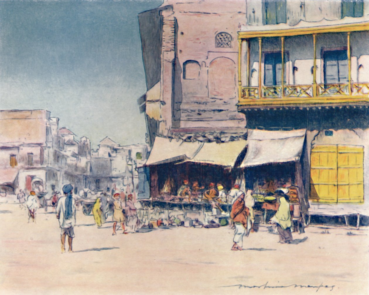 Kornselgere, 1905 av Mortimer Ludington Menpes