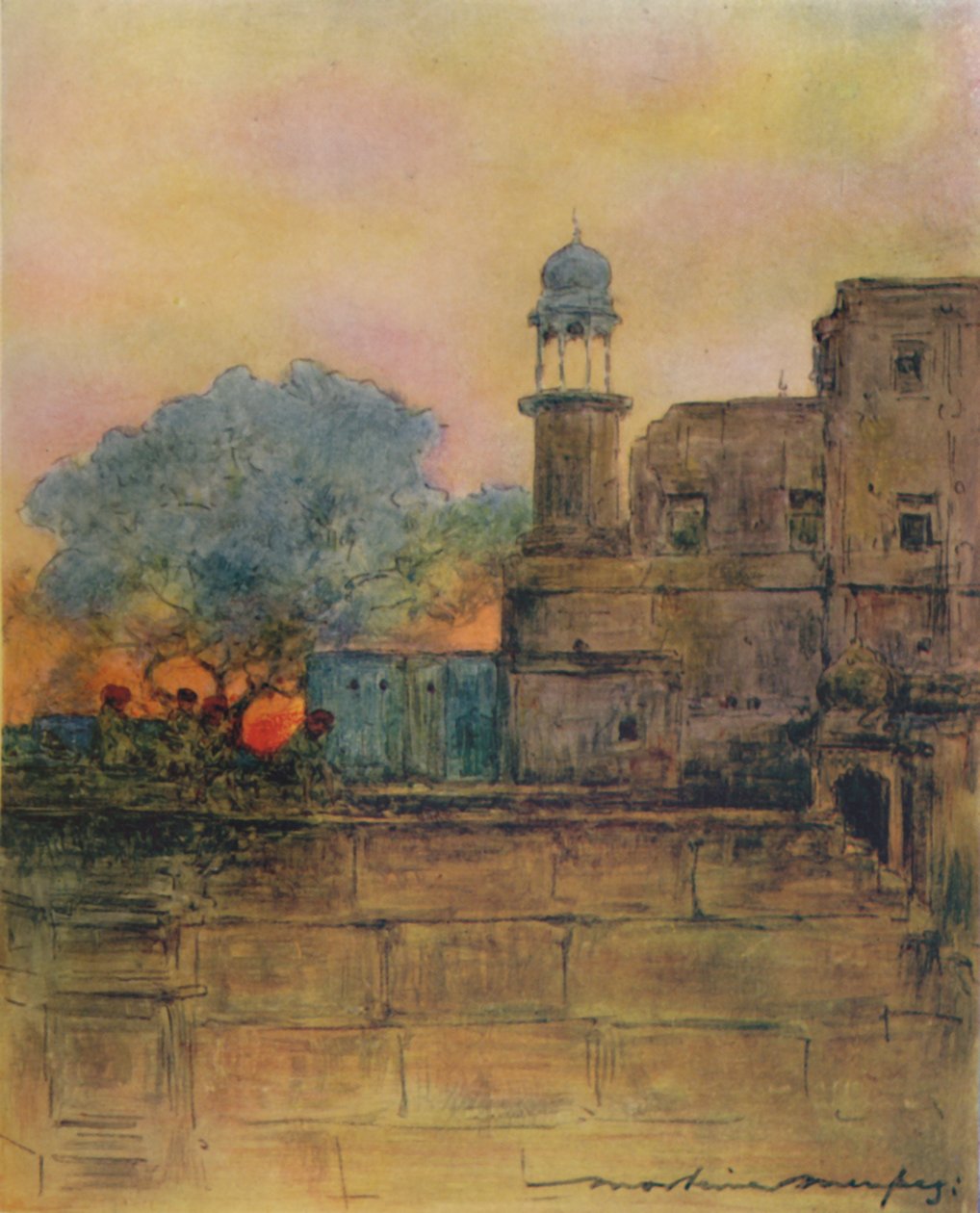 Mor, 1905 av Mortimer Ludington Menpes