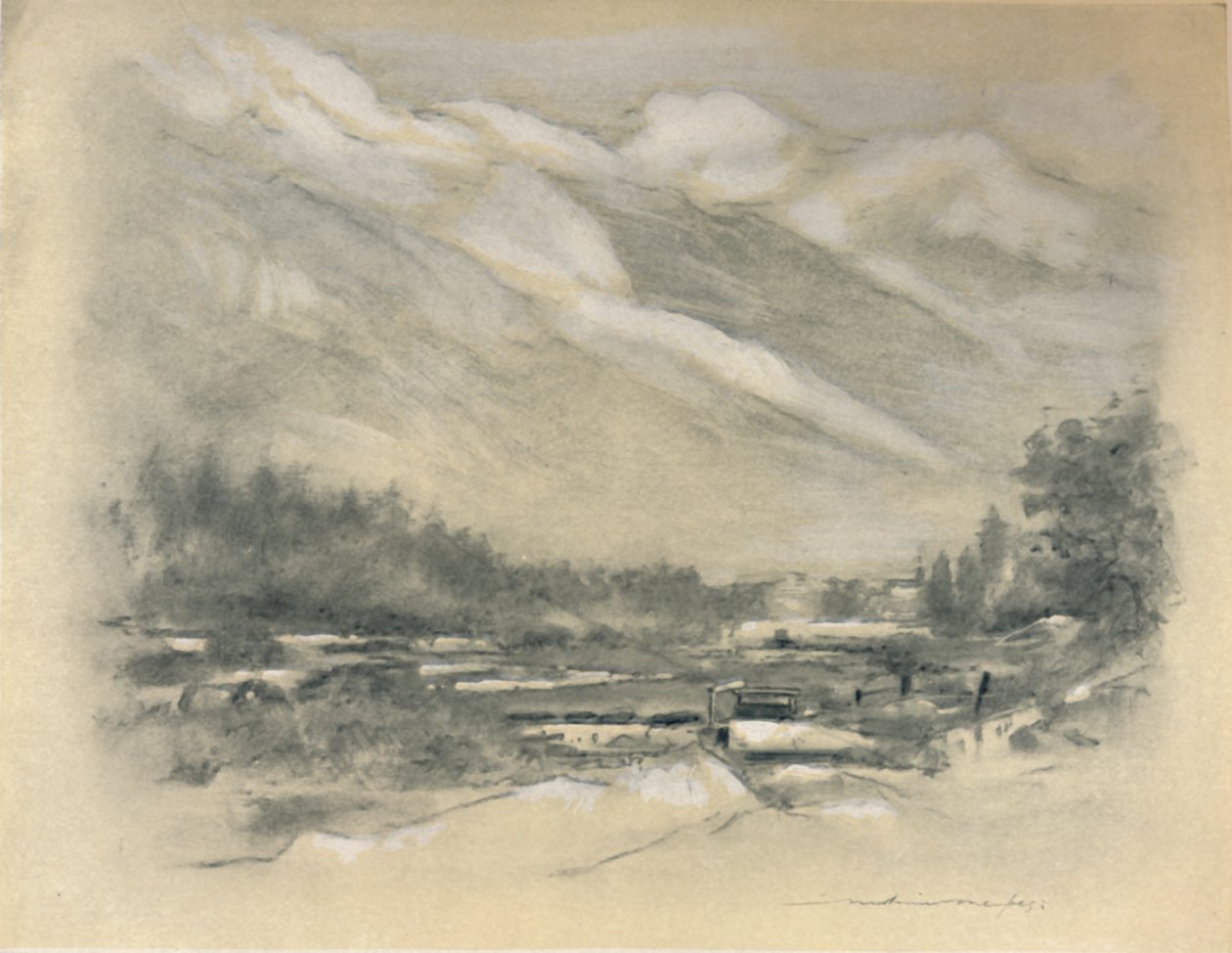 Nabolaget Chamounix, 1903 av Mortimer Ludington Menpes