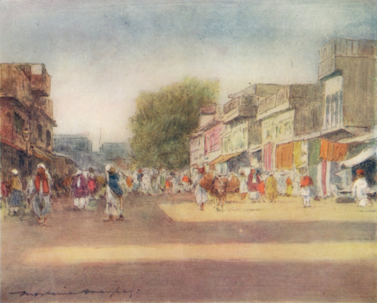Peshawur, 1905 av Mortimer Ludington Menpes
