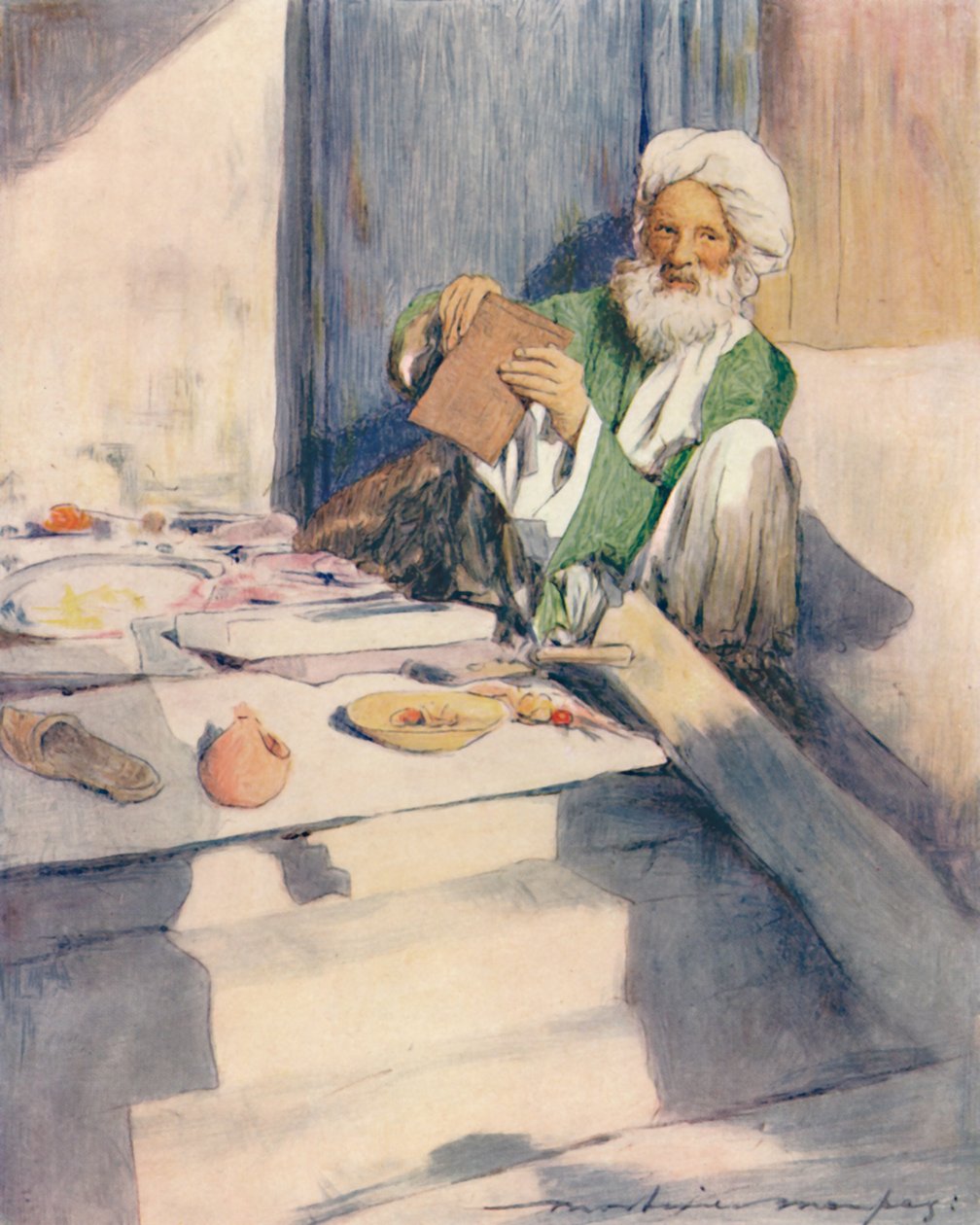 Bokormen, 1905 av Mortimer Ludington Menpes