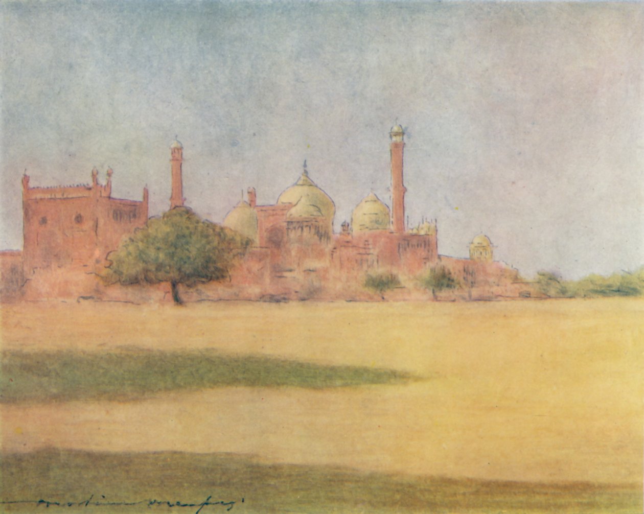 Jumna Masjid, 1905 av Mortimer Ludington Menpes
