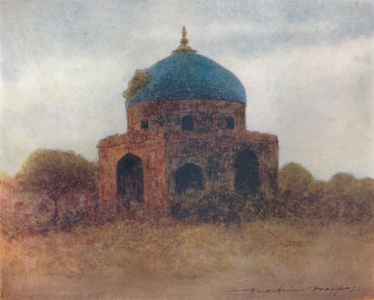 Porselenskuppelen, 1905 av Mortimer Ludington Menpes