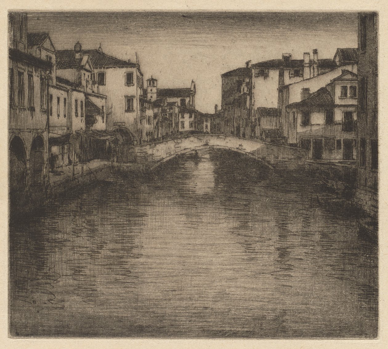 En sidekanal, Venezia av Mortimer Menpes
