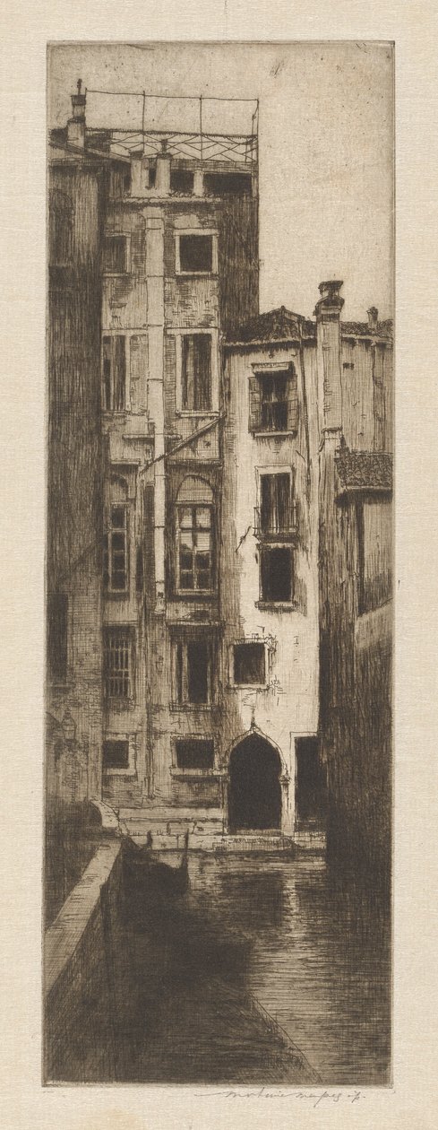 Back by Way Canal av Mortimer Menpes