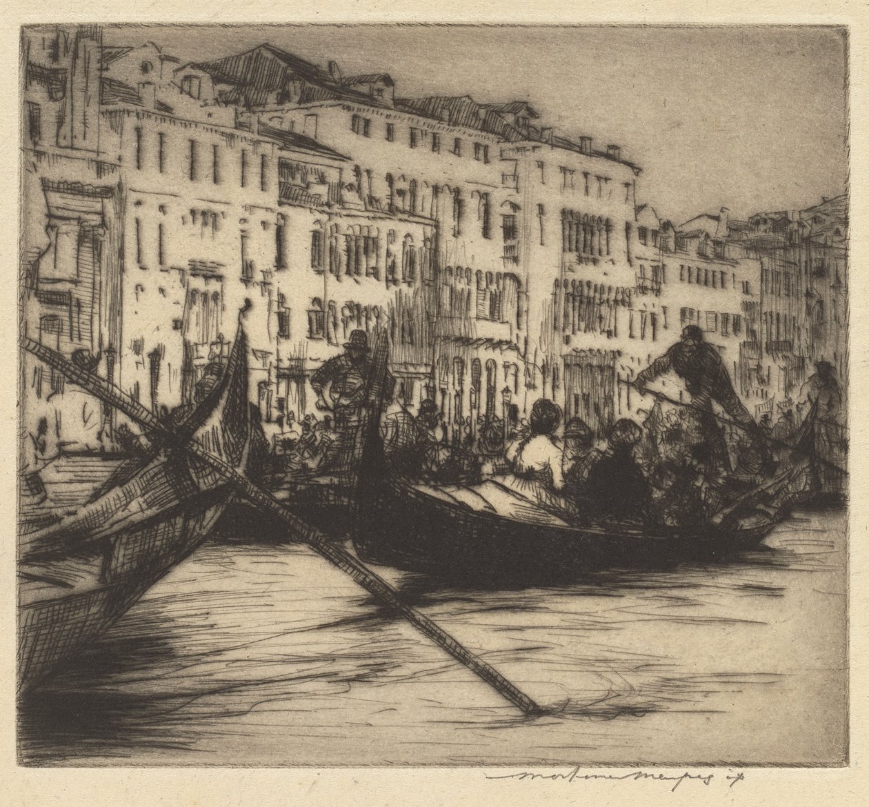 F? The Day, Venezia av Mortimer Menpes