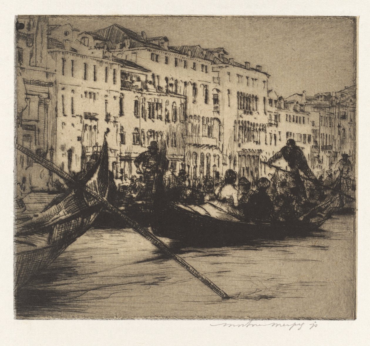 F? The Day, Venezia av Mortimer Menpes