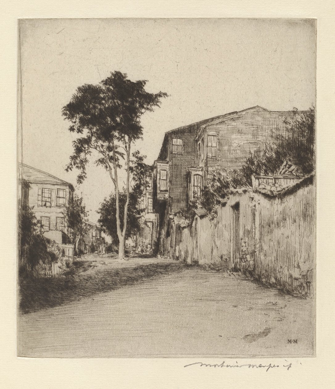 Siciliansk gate av Mortimer Menpes