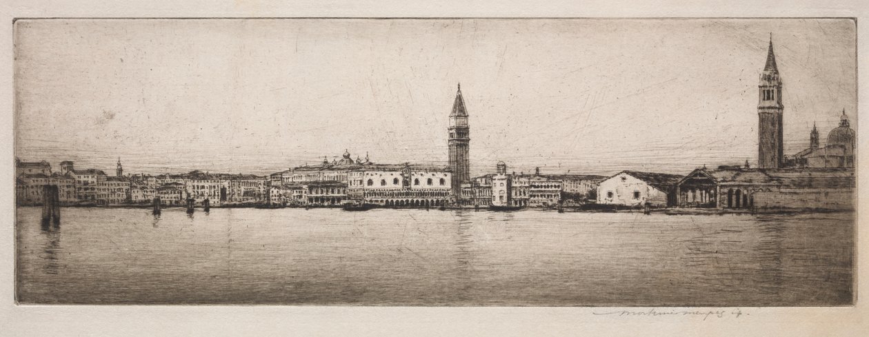 Markusbassenget, Venezia av Mortimer Menpes