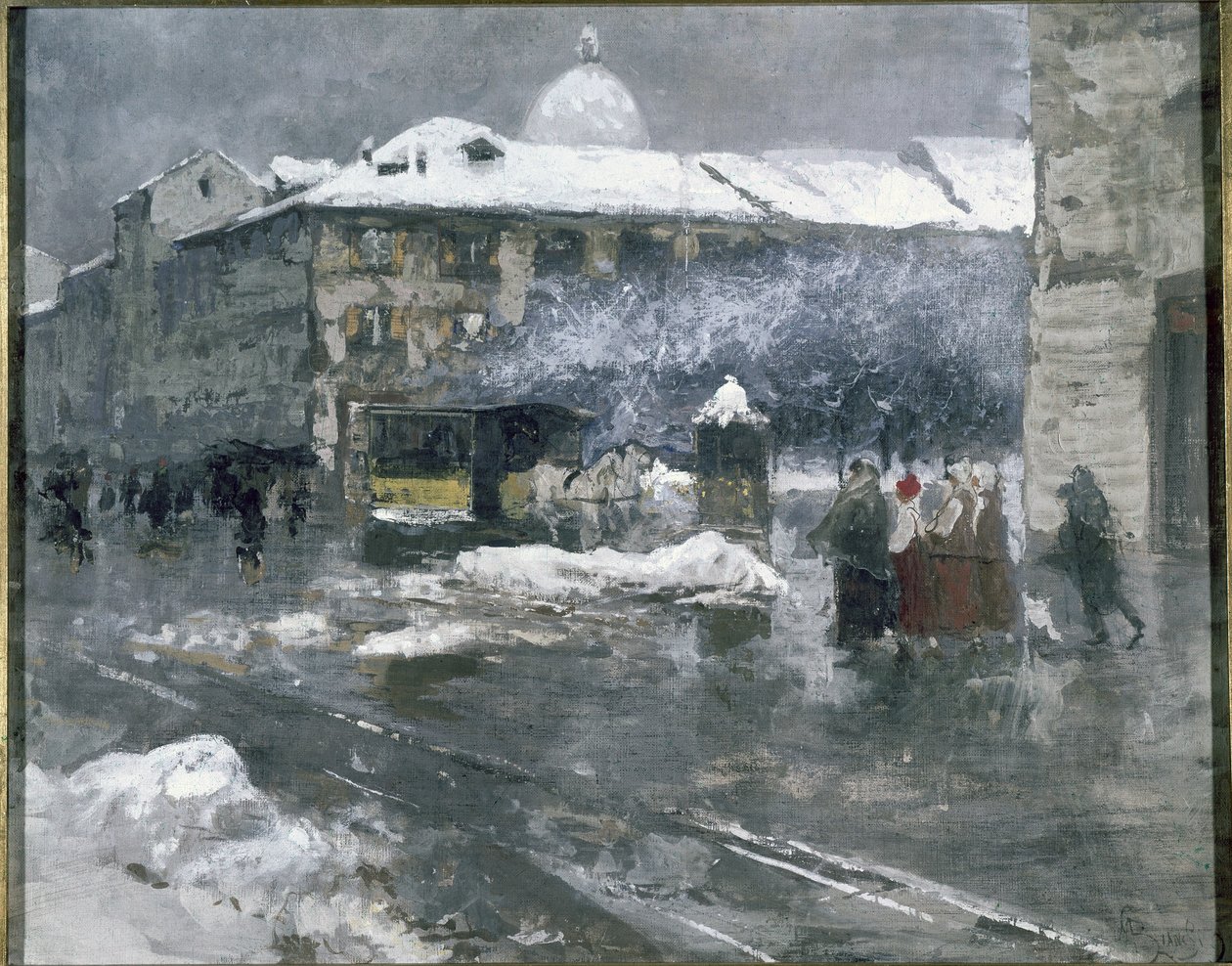 Gamle Milano av Mose Bianchi