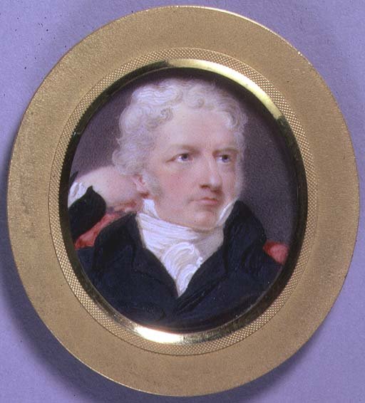 Portrettminiatyr av Henry Fuseli, ca. 1808 (akvarell på elfenben) av Moses Haughton