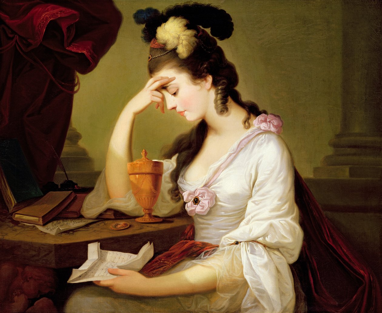 Sigismonda og hjertet av Guiscardo av Moses Haughton