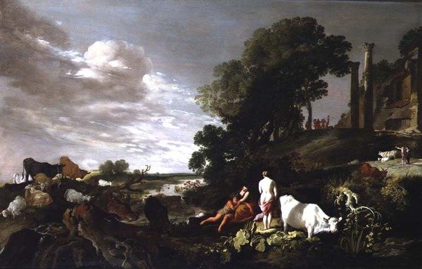 Oppdragelsen til Bacchus av Moyses or Moses Matheusz. van Uyttenbroeck