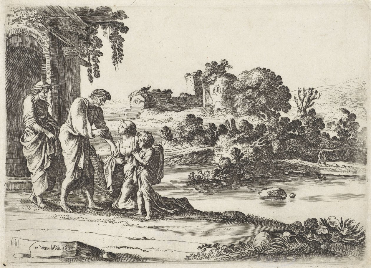 Avvisningen av Hagar The Story of Hagar (serietittel) av Moyses van Wtenbrouck