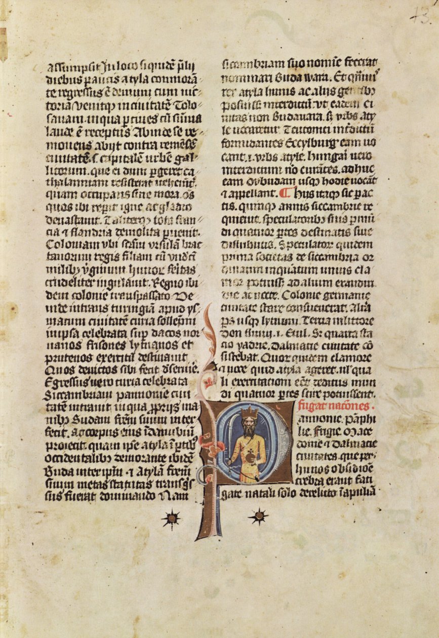 Illuminated Chronicle; Chronicon Pictum; Picture Chronicle 13 av Márk Kálti