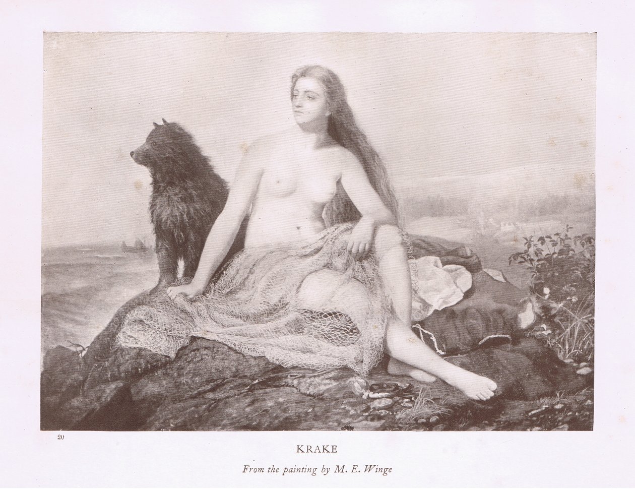 Blekksprut, 1920-tallet av Mårten Eskil Winge