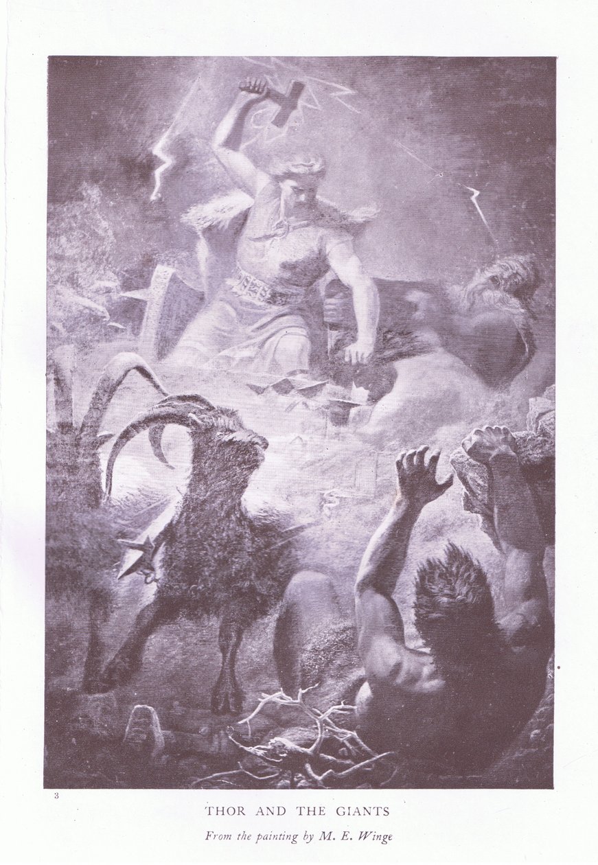 Thor og kjempene, 1920-tallet av Mårten Eskil Winge