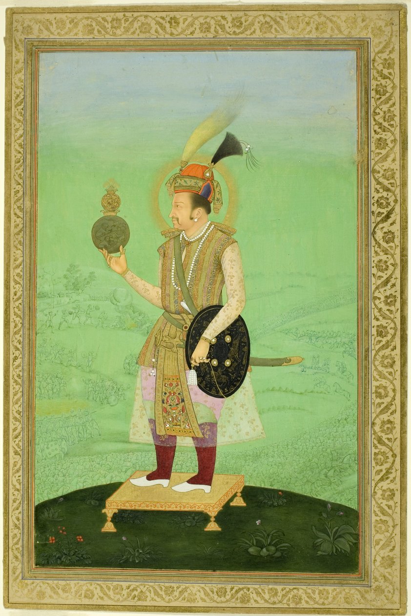 Portrett av keiser Jahangir, ca. 1800 av Mughal School
