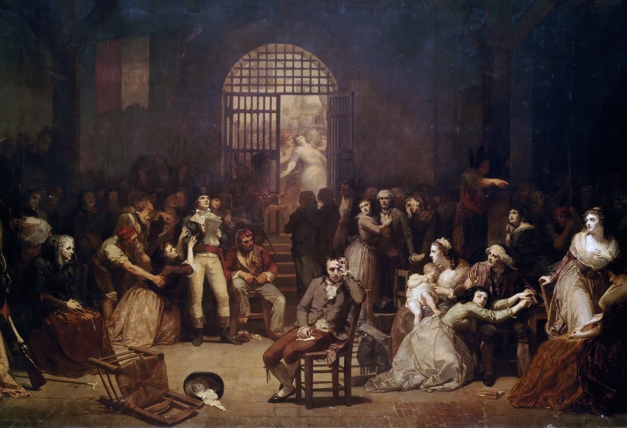 The Call for the Last Victims of the Terror, 7-9 Thermidor, år 2 25-27 juli 1794 av Muller