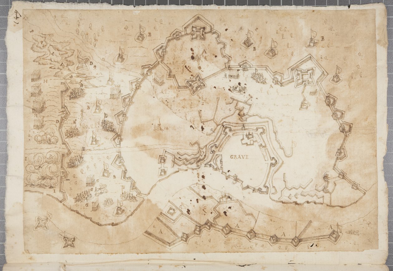 Portefølje med tegninger av Mutio Oddi fra Urbino og andre, s. 119, ca. 1635-40 av Muzio Oddi